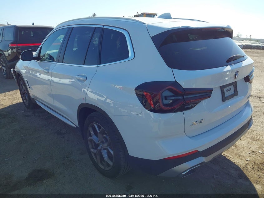 2022 BMW X3 VIN 5UX43DP03N9L00123 IAAI salvage auction — FRONT END, Salvage (California), sold $9,100 on 2026-08-21 (photo 3)
