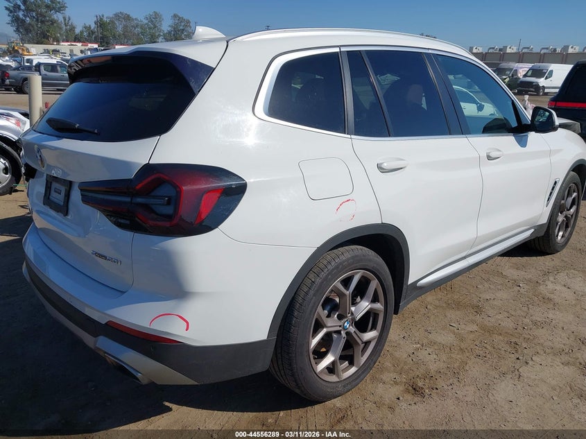 2022 BMW X3 VIN 5UX43DP03N9L00123 IAAI salvage auction — FRONT END, Salvage (California), sold $9,100 on 2026-08-21 (photo 4)