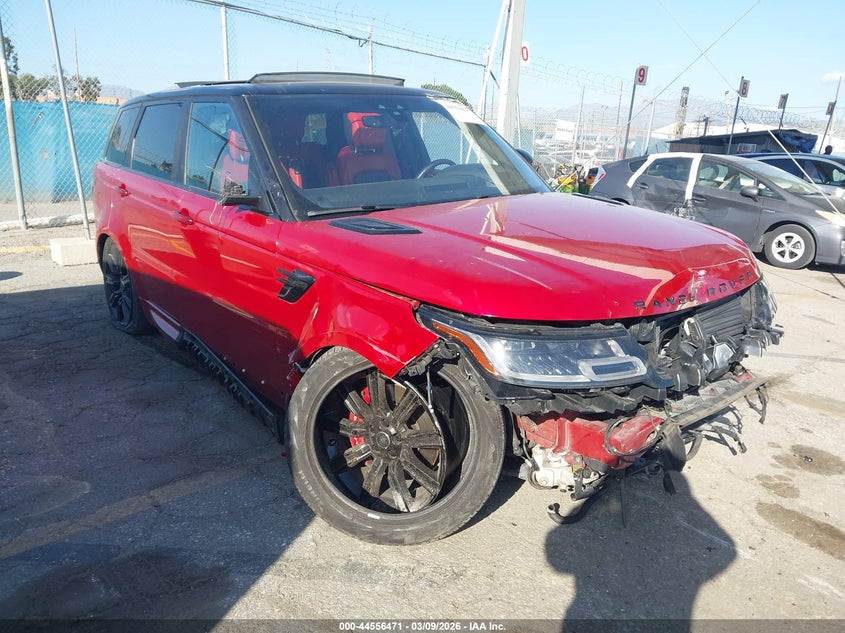 2018 Land rover Range rover sport VIN SALWV2SV5JA804136 IAAI salvage auction — FRONT END, Salvage (California), sold $6,300 on 2026-07-22 (photo 1)