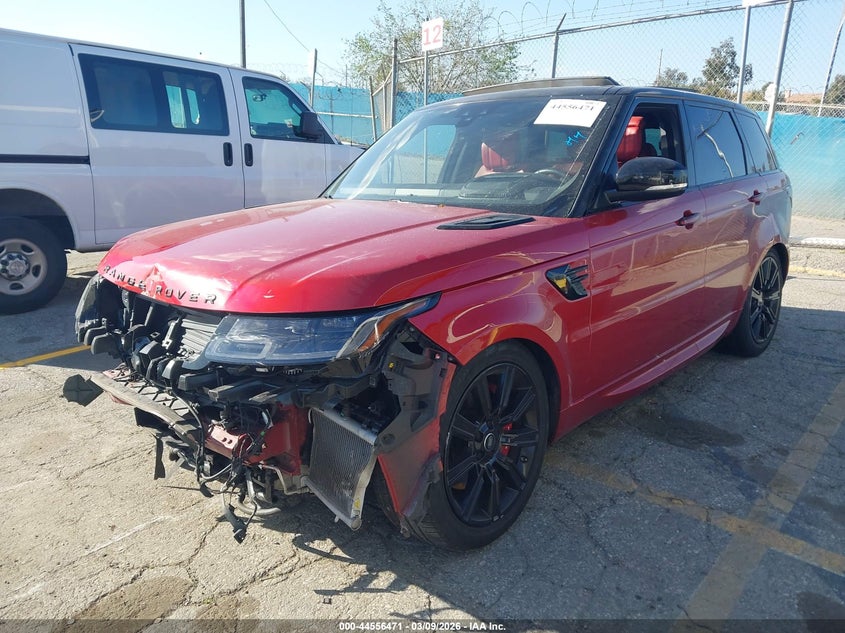 2018 Land rover Range rover sport VIN SALWV2SV5JA804136 IAAI salvage auction — FRONT END, Salvage (California), sold $6,300 on 2026-07-22 (photo 2)