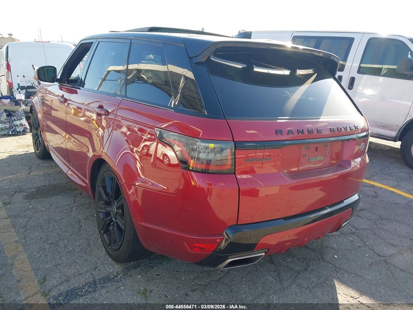 2018 Land rover Range rover sport VIN SALWV2SV5JA804136 IAAI salvage auction — FRONT END, Salvage (California), sold $6,300 on 2026-07-22 (photo 3)