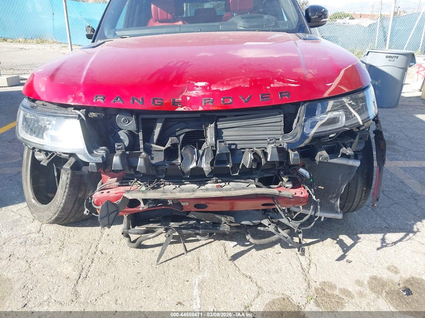 2018 Land rover Range rover sport VIN SALWV2SV5JA804136 IAAI salvage auction — FRONT END, Salvage (California), sold $6,300 on 2026-07-22 (photo 6)