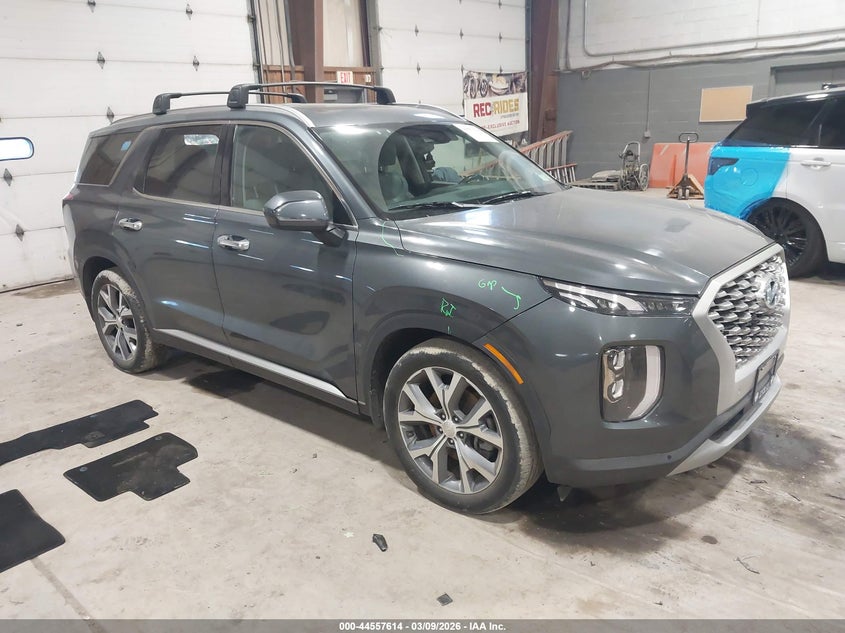 2021 Hyundai Palisade VIN KM8R44HE7MU265298 IAAI salvage auction — LEFT FRONT, Salvage Title, sold $6,300 on 2026-07-15 (photo 1)