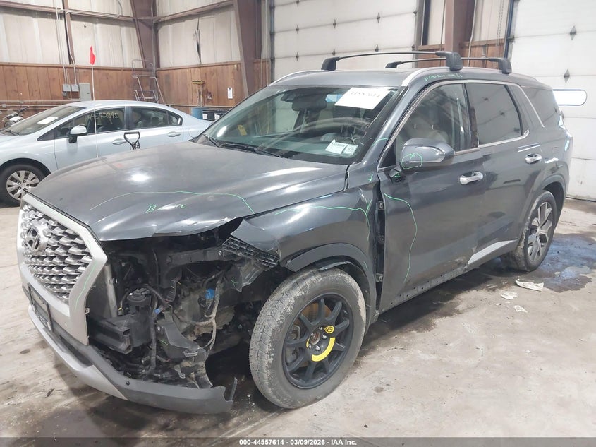 2021 Hyundai Palisade VIN KM8R44HE7MU265298 IAAI salvage auction — LEFT FRONT, Salvage Title, sold $6,300 on 2026-07-15 (photo 6)