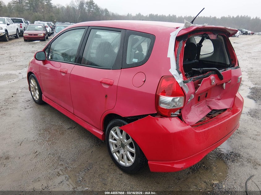 2008 Honda Fit VIN JHMGD37688S004214 IAAI salvage auction — REAR END, Salvage (Idaho), sold $400 on 2026-07-10 (photo 3)