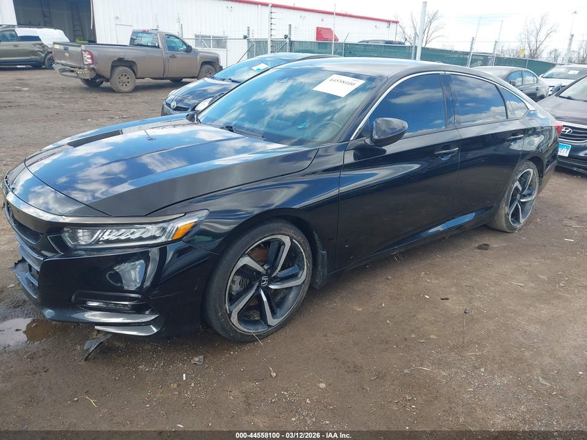 2020 Honda Accord VIN 1HGCV1F3XLA028491 IAAI salvage auction — FRONT END, Salvage (Texas), sold $6,800 on 2026-08-01 (photo 2)