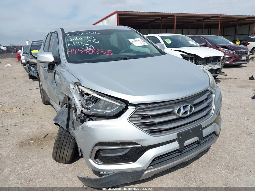 2017 Hyundai Santa fe VIN 5XYZT3LB3HG492137 IAAI salvage auction — RIGHT FRONT, Salvage (Texas), sold $2,200 on 2026-07-14 (photo 1)