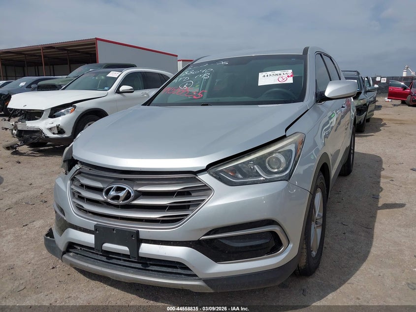 2017 Hyundai Santa fe VIN 5XYZT3LB3HG492137 IAAI salvage auction — RIGHT FRONT, Salvage (Texas), sold $2,200 on 2026-07-14 (photo 2)