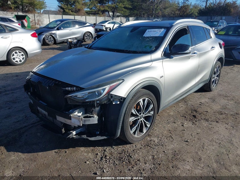 2018 Infiniti Qx30 VIN SJKCH5CR9JA057075 IAAI salvage auction — FRONT END, Salvage Title, sold $1,100 on 2026-07-14 (photo 2)