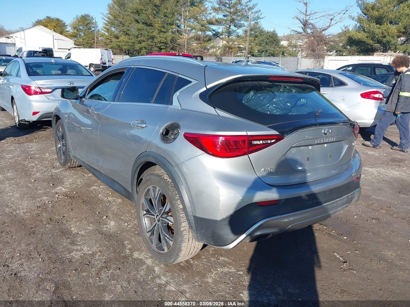 2018 Infiniti Qx30 VIN SJKCH5CR9JA057075 IAAI salvage auction — FRONT END, Salvage Title, sold $1,100 on 2026-07-14 (photo 3)