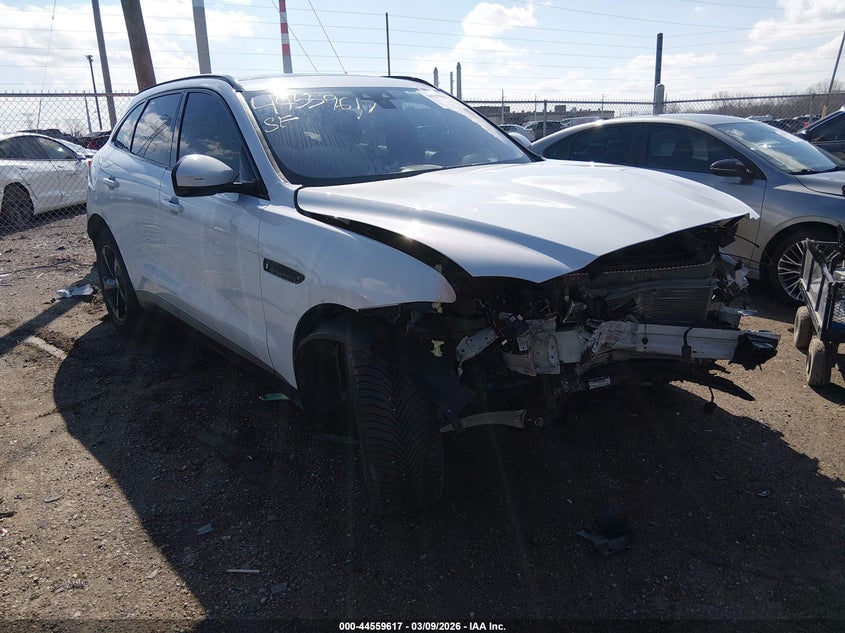 2018 Jaguar F-pace VIN SADCJ2FN2JA241647 IAAI salvage auction — FRONT END, Salvage Title, sold $1,550 on 2026-07-15 (photo 1)