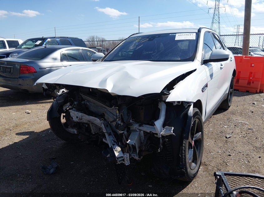 2018 Jaguar F-pace VIN SADCJ2FN2JA241647 IAAI salvage auction — FRONT END, Salvage Title, sold $1,550 on 2026-07-15 (photo 2)