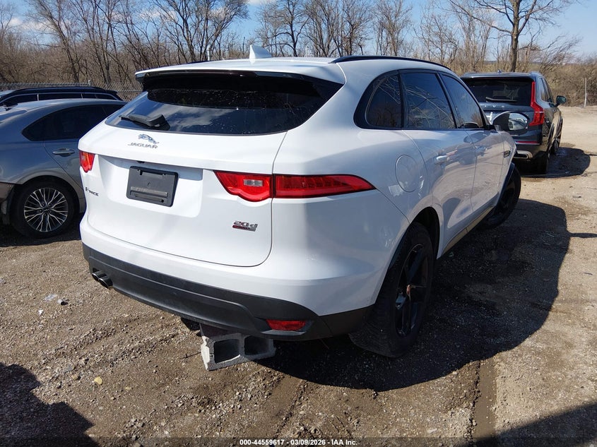 2018 Jaguar F-pace VIN SADCJ2FN2JA241647 IAAI salvage auction — FRONT END, Salvage Title, sold $1,550 on 2026-07-15 (photo 4)