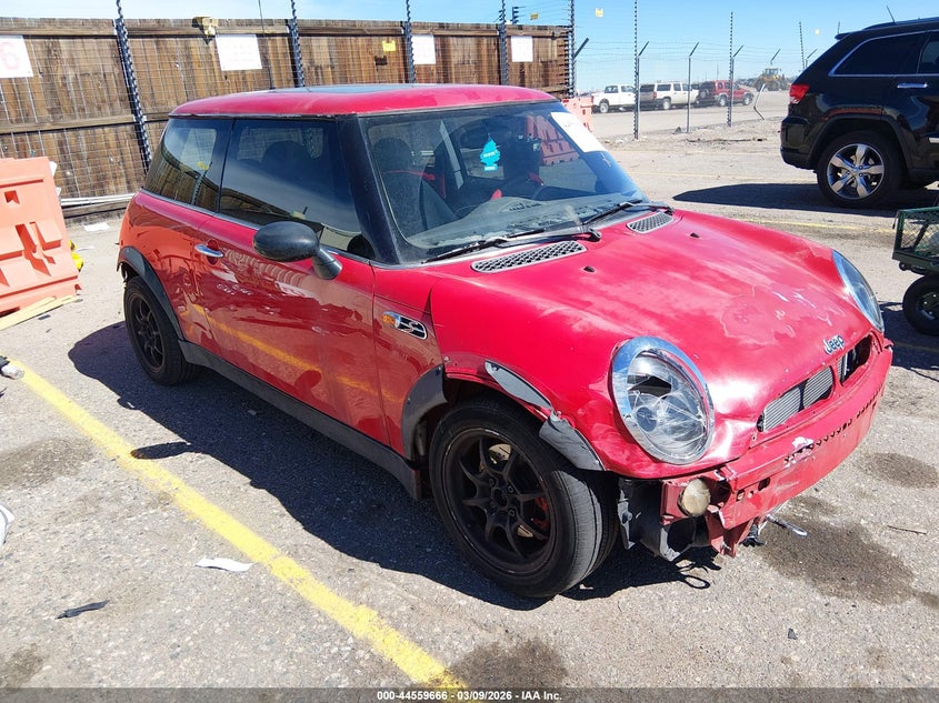 2003 Mini Cooper VIN WMWRC334X3TC44238 IAAI salvage auction — REAR END, Salvage (Colorado), sold $250 on 2026-07-14 (photo 1)