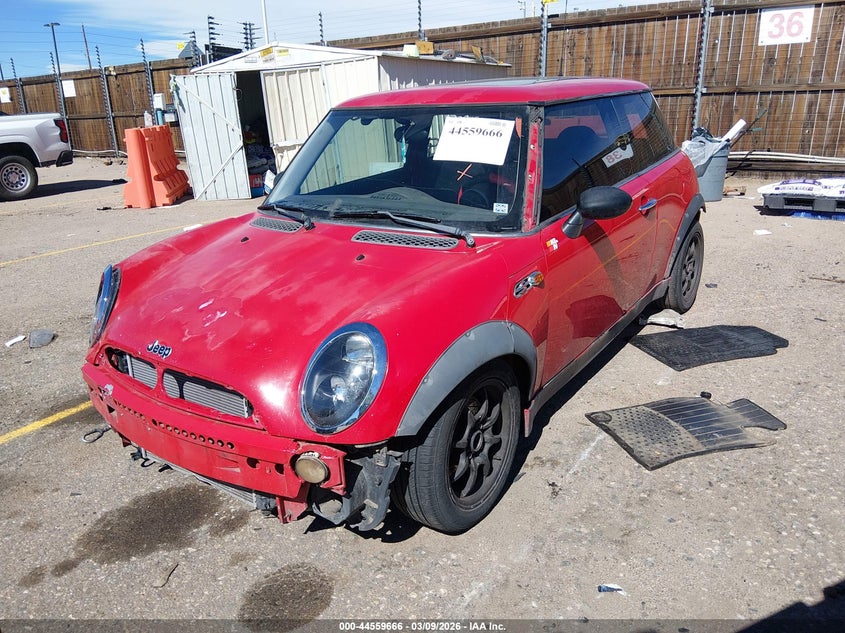 2003 Mini Cooper VIN WMWRC334X3TC44238 IAAI salvage auction — REAR END, Salvage (Colorado), sold $250 on 2026-07-14 (photo 2)