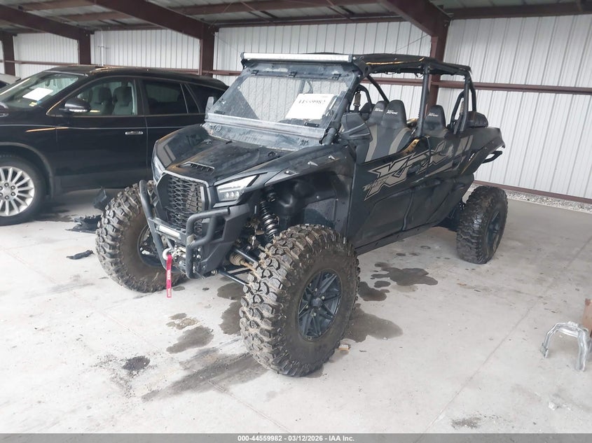 2025 Kawasaki VIN JKARTCH13SB500247 IAAI salvage auction — LEFT REAR, Salvage Title, sold $5,500 on 2026-07-14 (photo 2)
