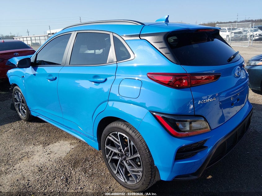 2023 Hyundai Kona VIN KM8K3CA31PU953776 IAAI salvage auction — LEFT SIDE, Salvage (Oklahoma), sold $75 on 2026-07-28 (photo 3)