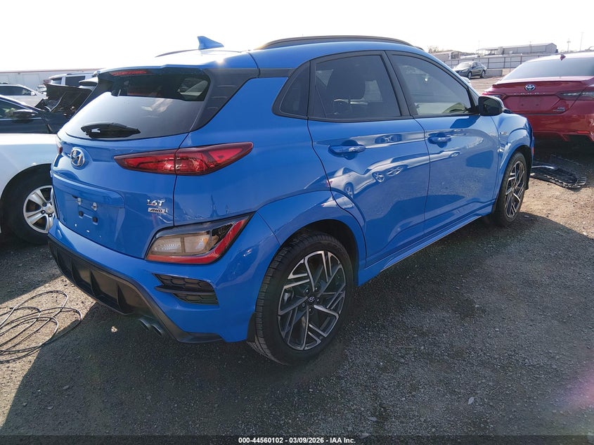 2023 Hyundai Kona VIN KM8K3CA31PU953776 IAAI salvage auction — LEFT SIDE, Salvage (Oklahoma), sold $75 on 2026-07-28 (photo 4)