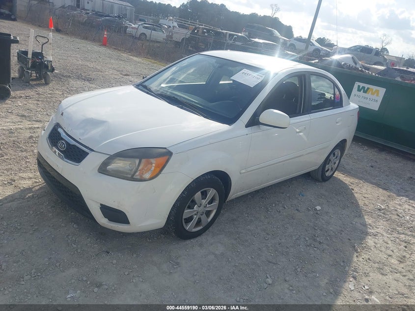 2011 Kia Rio VIN KNADH4A3XB6960613 IAAI salvage auction — RIGHT FRONT, Salvage (North Carolina), sold $25 on 2026-07-28 (photo 2)