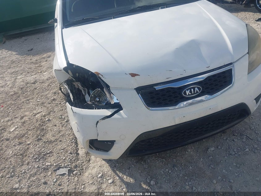 2011 Kia Rio VIN KNADH4A3XB6960613 IAAI salvage auction — RIGHT FRONT, Salvage (North Carolina), sold $25 on 2026-07-28 (photo 6)
