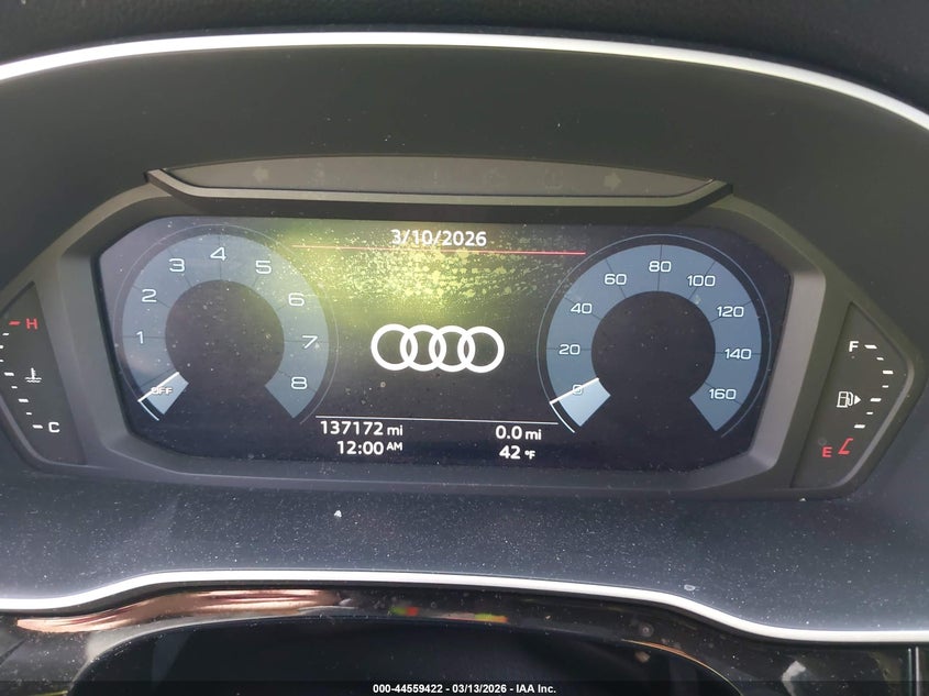 2020 Audi Q3 VIN WA1DECF33L1073166 IAAI salvage auction — THEFT, Salvage (Pennsylvania), sold $4,050 on 2026-07-09 (photo 7)