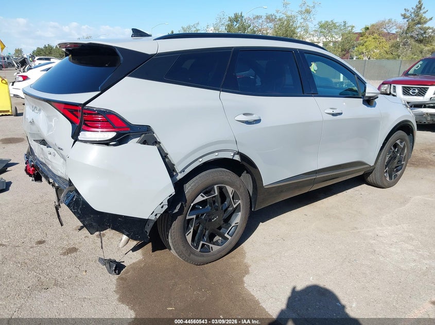 2023 Kia Sportage VIN 5XYK5CAF4PG118202 IAAI salvage auction — REAR END, Salvage (California), sold $10,500 on 2026-07-20 (photo 4)