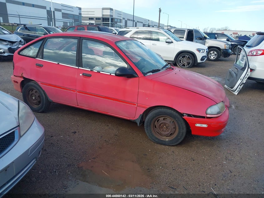1995 Ford Aspire VIN KNJLT06H5S6133870 IAAI salvage auction — RIGHT SIDE, Bill Of Sale (Texas), sold $100 on 2026-07-21 (photo 1)