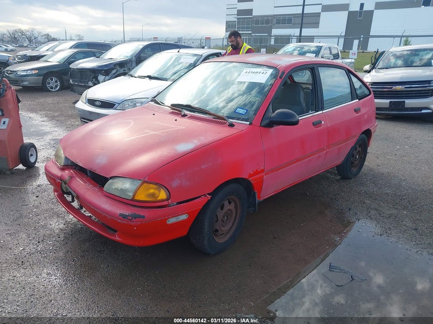 1995 Ford Aspire VIN KNJLT06H5S6133870 IAAI salvage auction — RIGHT SIDE, Bill Of Sale (Texas), sold $100 on 2026-07-21 (photo 2)
