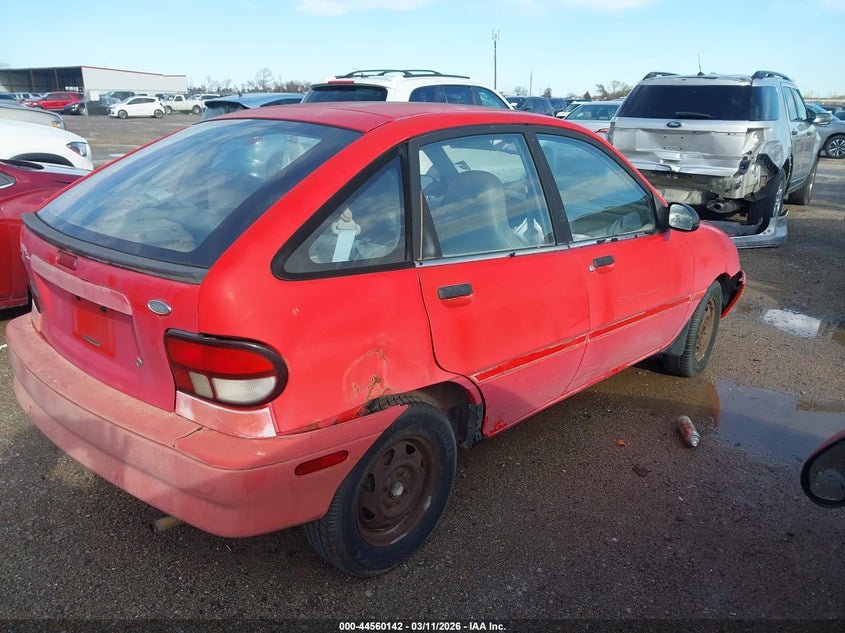 1995 Ford Aspire VIN KNJLT06H5S6133870 IAAI salvage auction — RIGHT SIDE, Bill Of Sale (Texas), sold $100 on 2026-07-21 (photo 4)