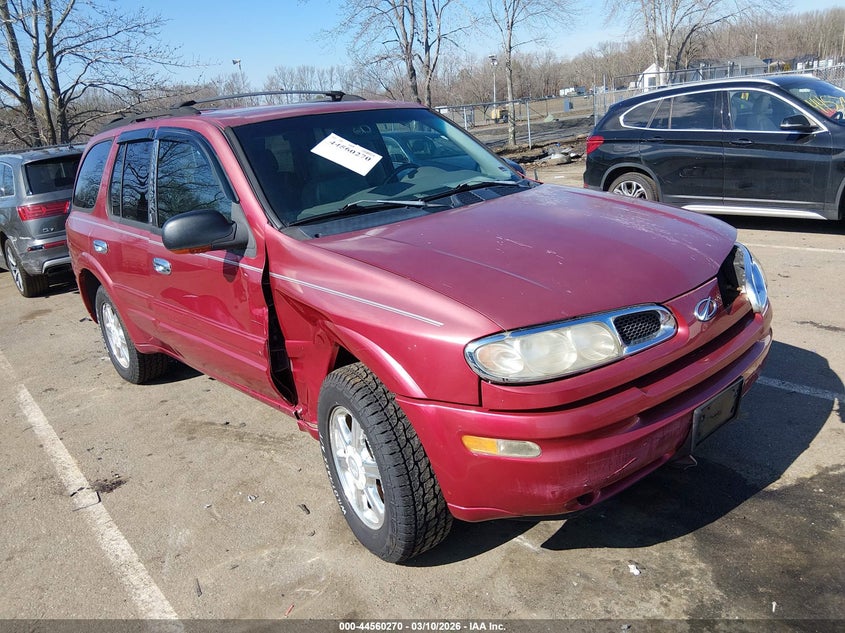 2002 Oldsmobile Bravada VIN 1GHDS13S322444439 IAAI salvage auction — LEFT & RIGHT, Salvage (New Jersey), sold $25 on 2026-07-27 (photo 1)