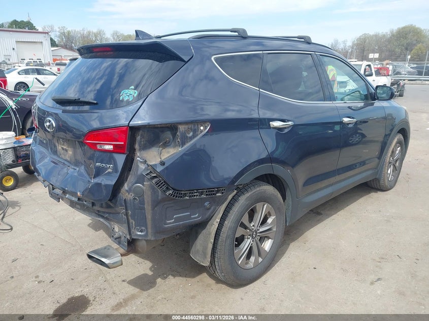 2015 Hyundai Santa fe VIN 5XYZU3LB6FG288992 IAAI salvage auction — REAR END, Salvage (North Carolina), sold $1,600 on 2026-07-29 (photo 4)