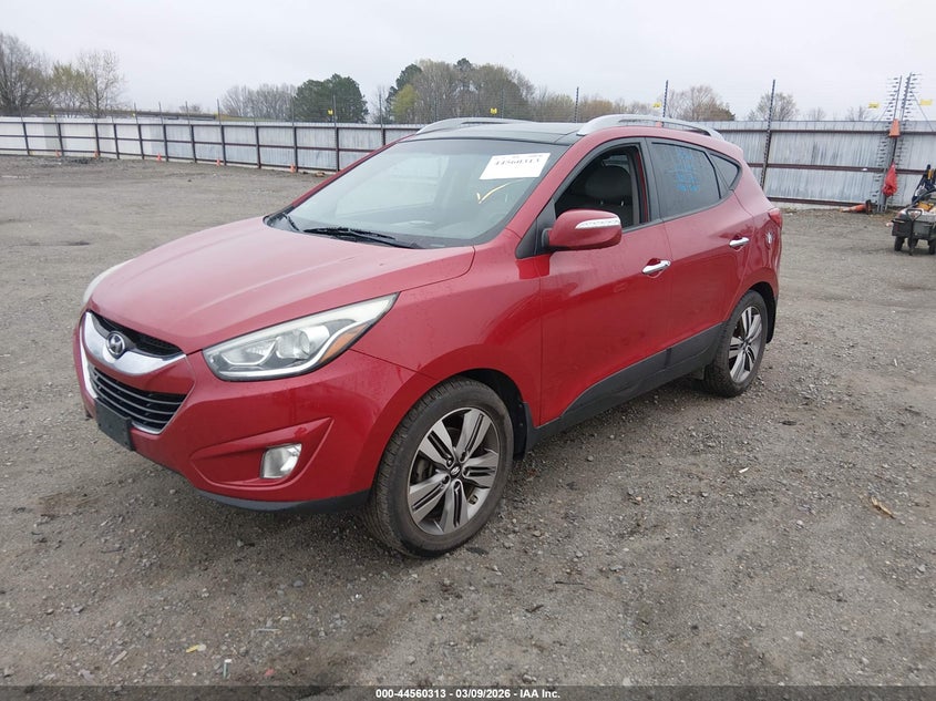 2014 Hyundai Tucson VIN KM8JUCAG9EU843664 IAAI salvage auction — RIGHT REAR, Salvage (Arkansas), sold $925 on 2026-07-29 (photo 2)