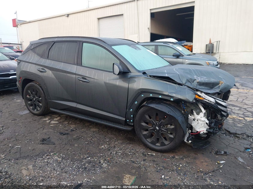2022 Hyundai Tucson VIN KM8JF3AEXNU169808 IAAI salvage auction — FRONT END, Salvage Title, sold $6,300 on 2026-07-15 (photo 1)