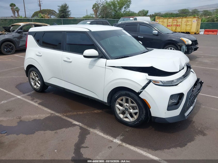 2022 Kia Soul VIN KNDJ23AU2N7159361 IAAI salvage auction — FRONT END, Clear (Hawaii), sold $1,550 on 2026-07-21 (photo 1)
