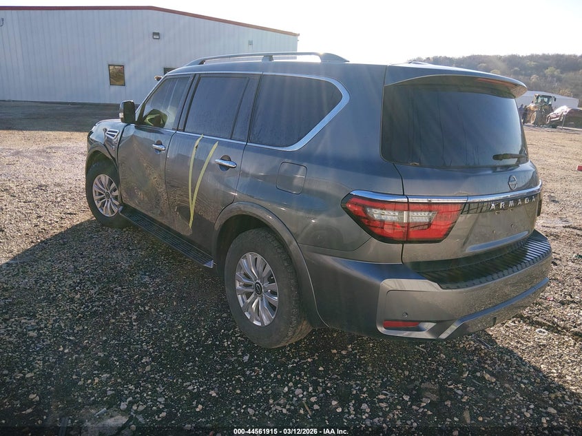 2022 Nissan Armada VIN JN8AY2AD1N9676510 IAAI salvage auction — LEFT SIDE, Salvage Title, sold $14,700 on 2026-07-16 (photo 3)