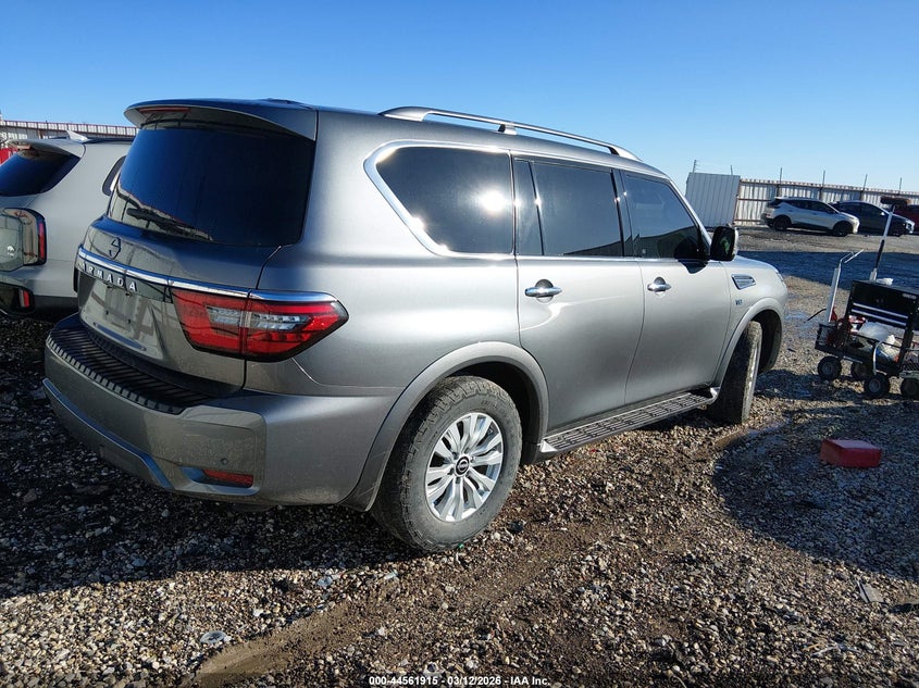 2022 Nissan Armada VIN JN8AY2AD1N9676510 IAAI salvage auction — LEFT SIDE, Salvage Title, sold $14,700 on 2026-07-09 (photo 4)