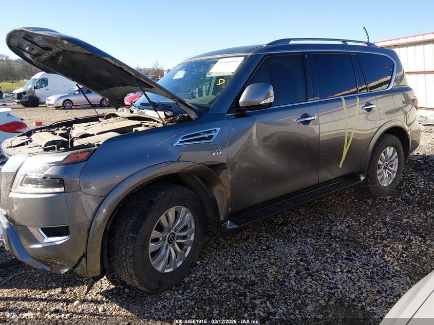 2022 Nissan Armada VIN JN8AY2AD1N9676510 IAAI salvage auction — LEFT SIDE, Salvage Title, sold $14,700 on 2026-07-09 (photo 6)
