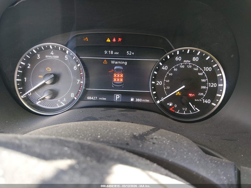 2022 Nissan Armada VIN JN8AY2AD1N9676510 IAAI salvage auction — LEFT SIDE, Salvage Title, sold $14,700 on 2026-07-09 (photo 7)