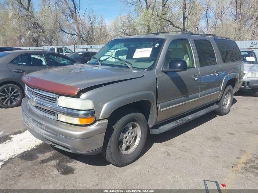 2002 Chevrolet Suburban 1500 VIN 1GNFK16Z42J309443 IAAI salvage auction — FRONT & REAR, Salvage (Utah), sold $350 on 2026-07-09 (photo 2)