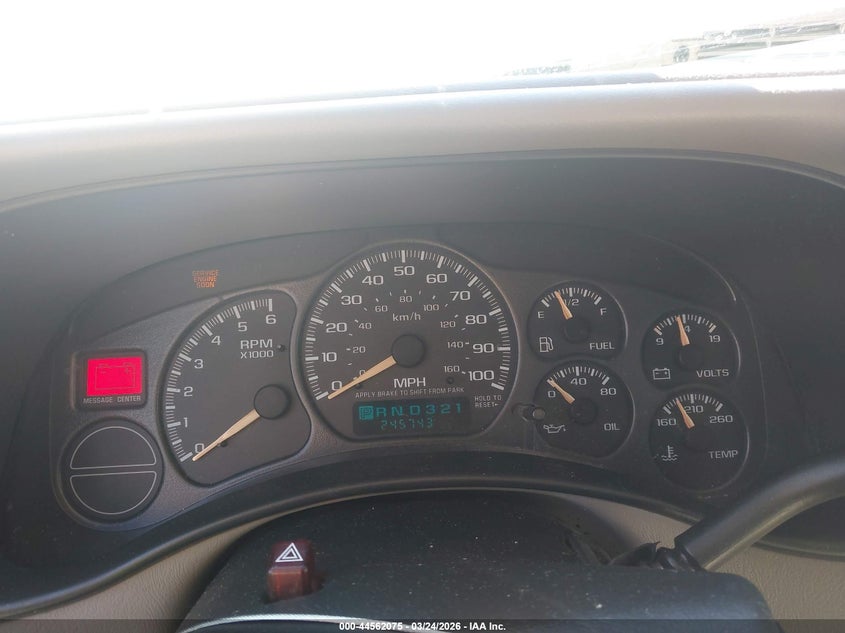 2002 Chevrolet Suburban 1500 VIN 1GNFK16Z42J309443 IAAI salvage auction — FRONT & REAR, Salvage (Utah), sold $350 on 2026-07-09 (photo 7)
