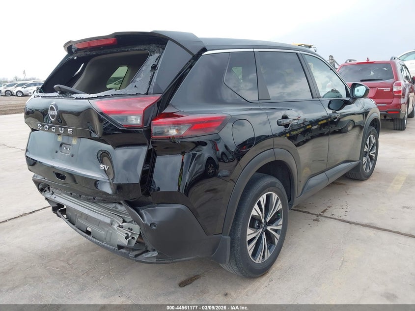 2023 Nissan Rogue VIN JN8BT3BA9PW431827 IAAI salvage auction — REAR END, Original (Texas), sold $25 on 2026-08-27 (photo 4)