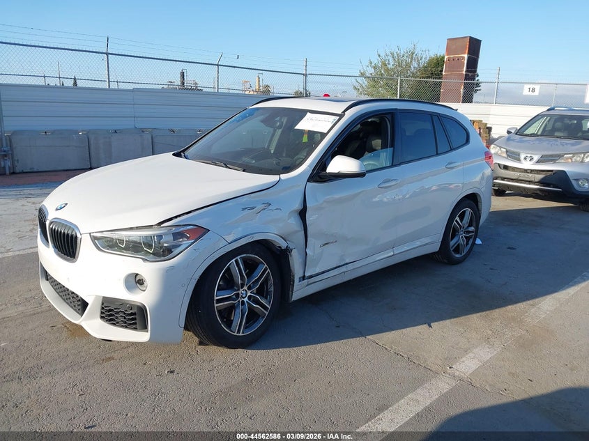 2016 BMW X1 VIN WBXHT3C30GP888075 IAAI salvage auction — LEFT FRONT, Salvage Title, sold $75 on 2026-07-22 (photo 2)