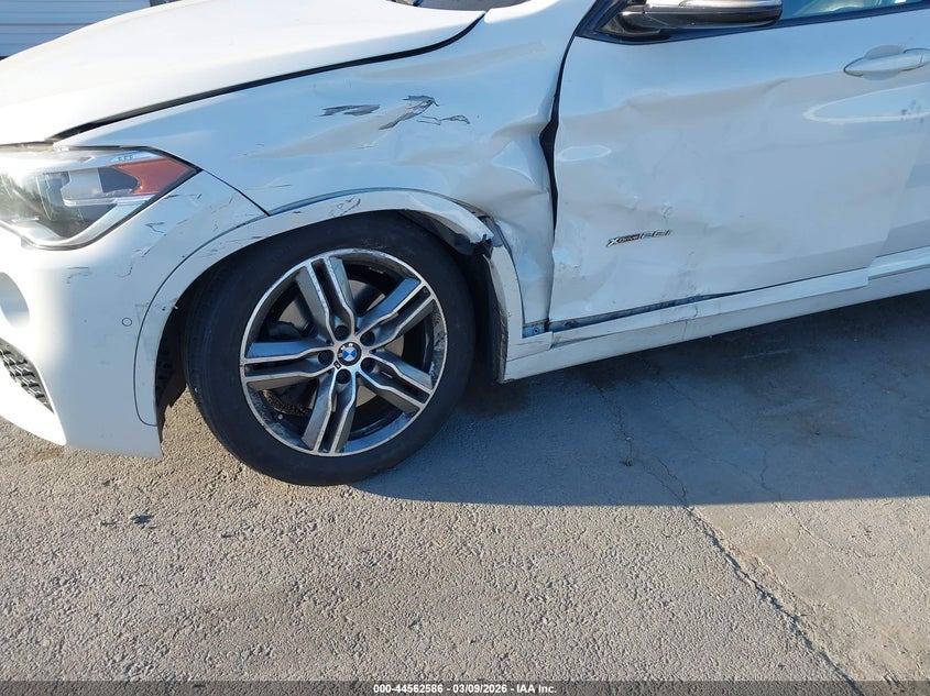 2016 BMW X1 VIN WBXHT3C30GP888075 IAAI salvage auction — LEFT FRONT, Salvage Title, sold $75 on 2026-07-22 (photo 6)