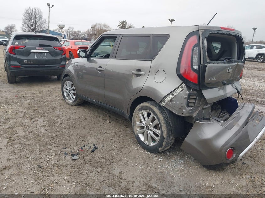 2018 Kia Soul VIN KNDJP3A55J7607693 IAAI salvage auction — FRONT & REAR, Salvage (Illinois), sold $1,000 on 2026-07-14 (photo 3)