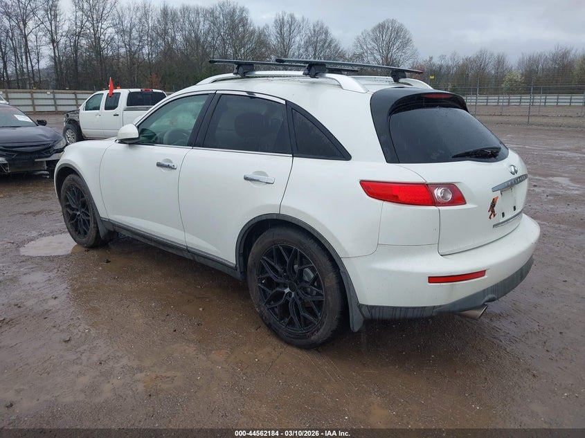 2004 Infiniti Fx35 VIN JNRAS08U34X109183 IAAI salvage auction — NORMAL WEAR, Clear (Tennessee), sold $1,050 on 2026-07-15 (photo 3)