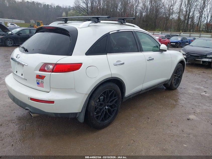 2004 Infiniti Fx35 VIN JNRAS08U34X109183 IAAI salvage auction — NORMAL WEAR, Clear (Tennessee), sold $1,050 on 2026-07-15 (photo 4)