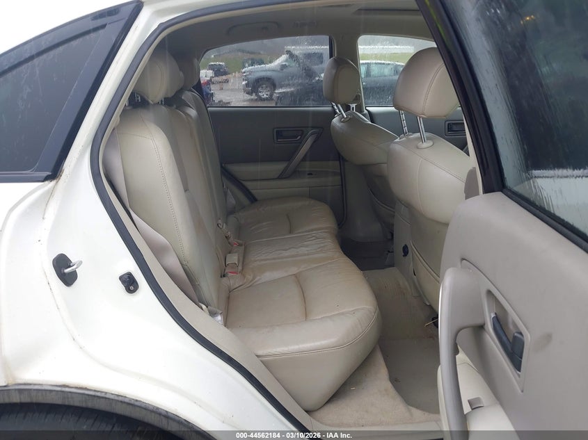 2004 Infiniti Fx35 VIN JNRAS08U34X109183 IAAI salvage auction — NORMAL WEAR, Clear (Tennessee), sold $1,050 on 2026-07-15 (photo 8)