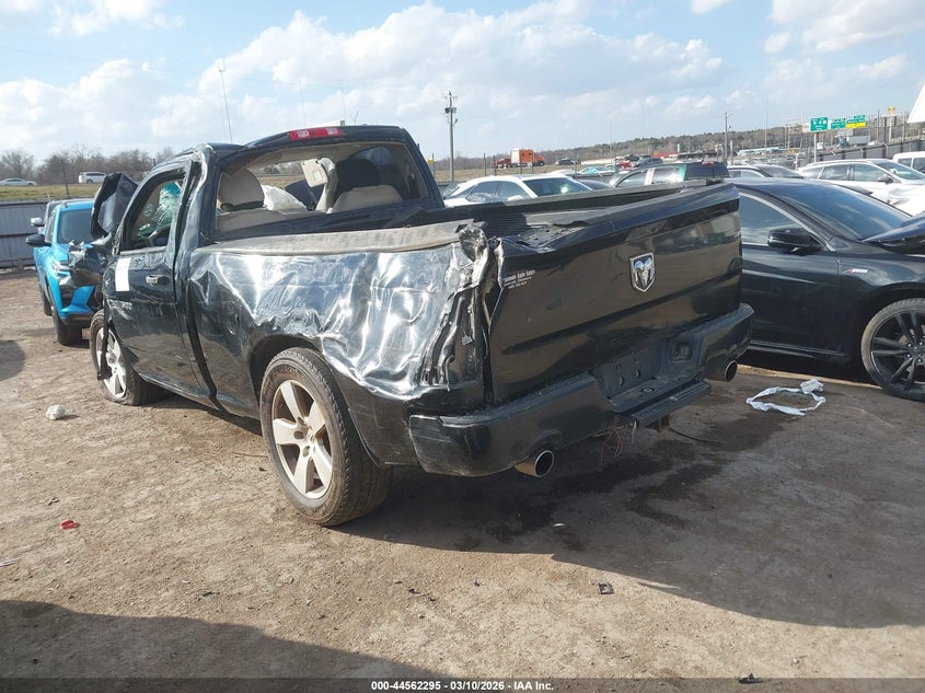 2012 Ram 1500 VIN 3C6JD6AT1CG279647 IAAI salvage auction — ROLLOVER, Clear (Oklahoma), sold $575 on 2026-08-26 (photo 3)