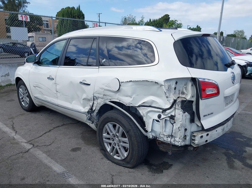 2015 Buick Enclave VIN 5GAKRAKD8FJ119696 IAAI salvage auction — LEFT SIDE, Salvage Title, sold $925 on 2026-07-09 (photo 3)