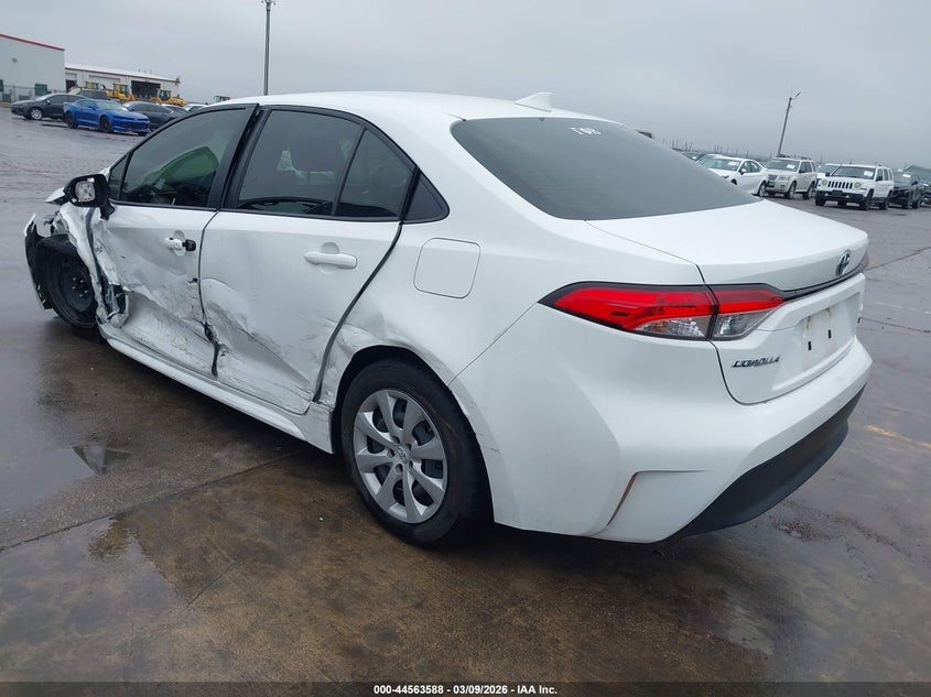 2024 Toyota Corolla VIN JTDBCMFE7R3045300 IAAI salvage auction — SIDE, Original (Texas), sold $1,550 on 2026-07-28 (photo 3)